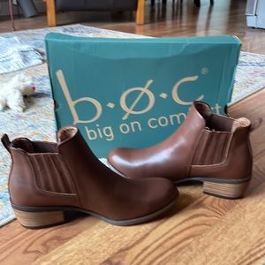 B. O. C brown ankle boots. Size 9. Brand new.